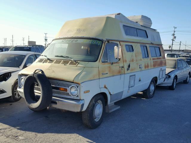 B35BF3X020411 - 1973 DODGE MOTORHOME TWO TONE photo 2