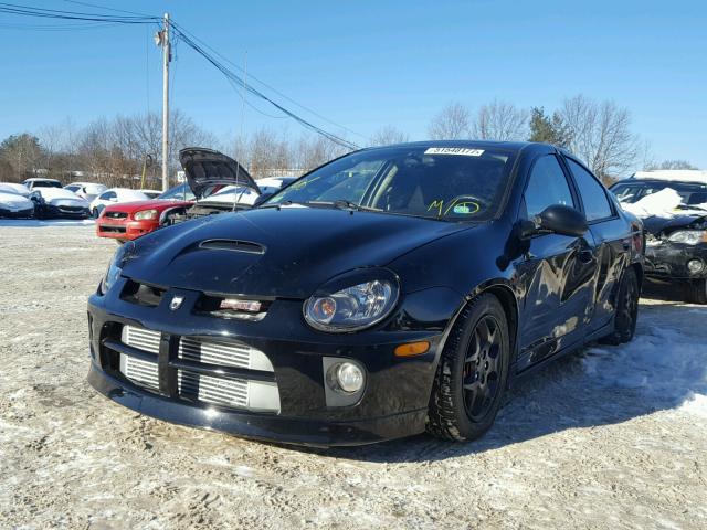 1B3ES66SX5D259687 - 2005 DODGE NEON SRT-4 BLACK photo 2