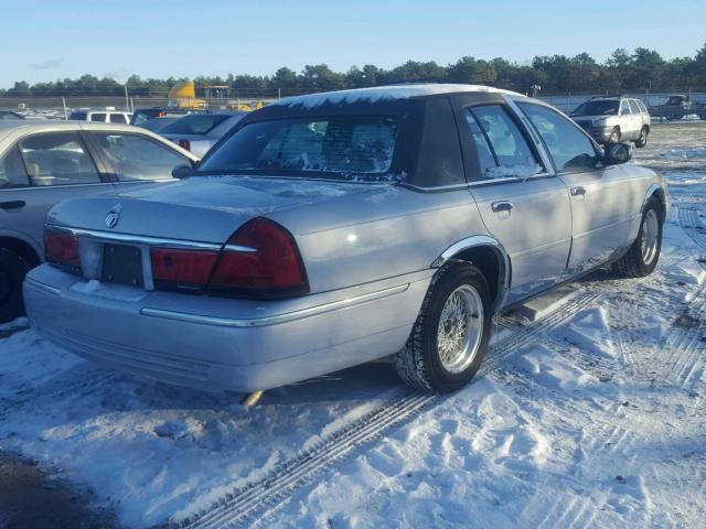 2MEFM75W3WX649837 - 1998 MERCURY GRAND MARQ SILVER photo 4