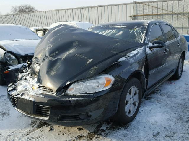 2G1WG5EKXB1152638 - 2011 CHEVROLET IMPALA LT BLACK photo 2