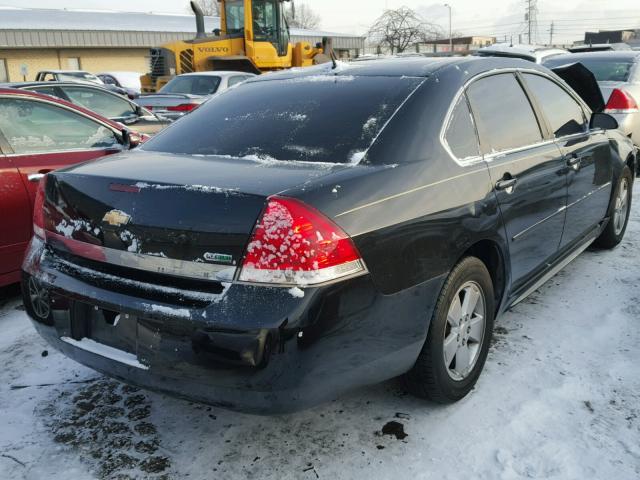 2G1WG5EKXB1152638 - 2011 CHEVROLET IMPALA LT BLACK photo 4