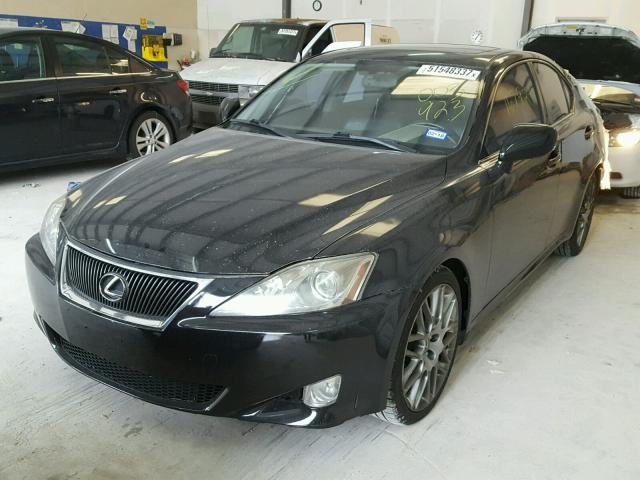 JTHBE262362003923 - 2006 LEXUS IS 350 BLACK photo 2