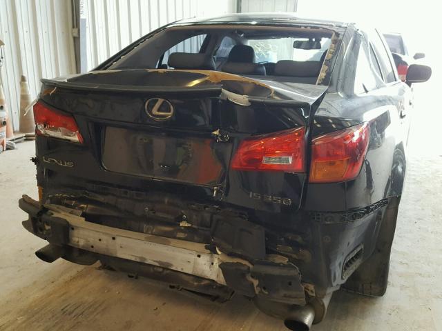 JTHBE262362003923 - 2006 LEXUS IS 350 BLACK photo 9