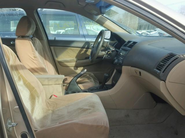 1HGCM563X4A090310 - 2004 HONDA ACCORD LX TAN photo 5