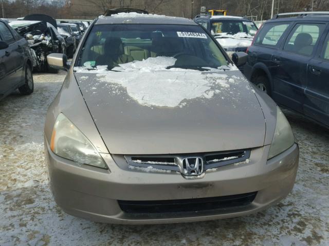 1HGCM563X4A090310 - 2004 HONDA ACCORD LX TAN photo 9