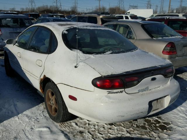 1FAFP52U0WG266949 - 1998 FORD TAURUS LX WHITE photo 3