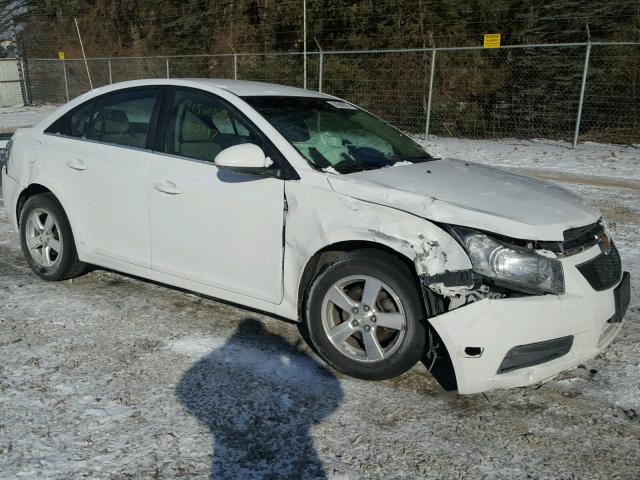 1G1PF5SC4C7128411 - 2012 CHEVROLET CRUZE LT WHITE photo 1