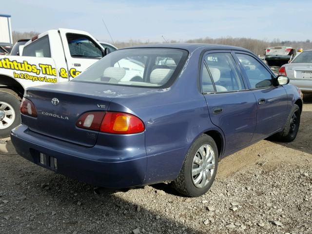 1NXBR12E2XZ264929 - 1999 TOYOTA COROLLA VE BLUE photo 4