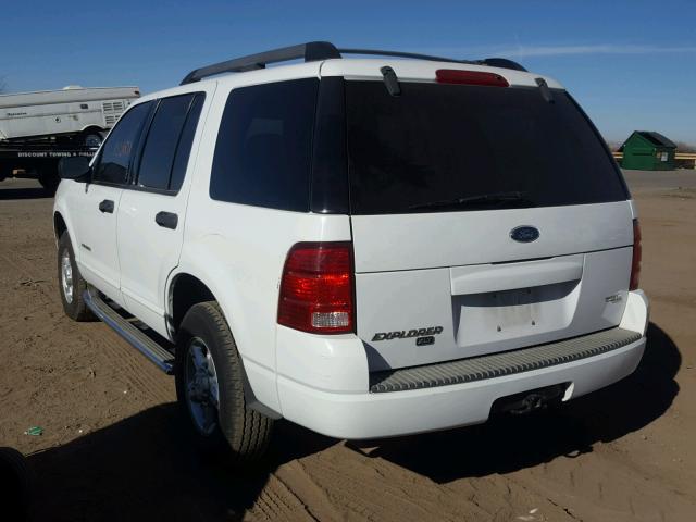 1FMZU73K25ZA45778 - 2005 FORD EXPLORER X WHITE photo 3