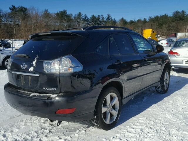 2T2HA31U04C012837 - 2004 LEXUS RX 330 BLACK photo 4