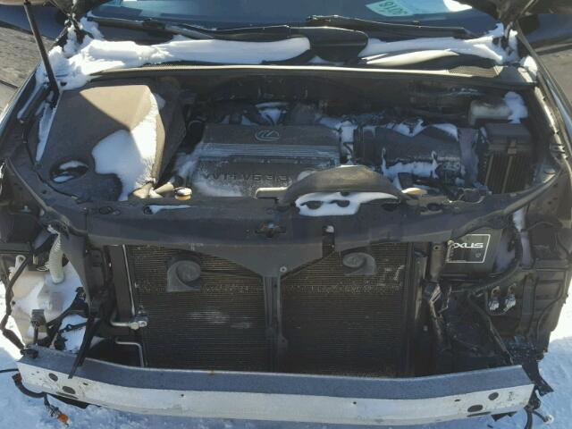 2T2HA31U04C012837 - 2004 LEXUS RX 330 BLACK photo 7