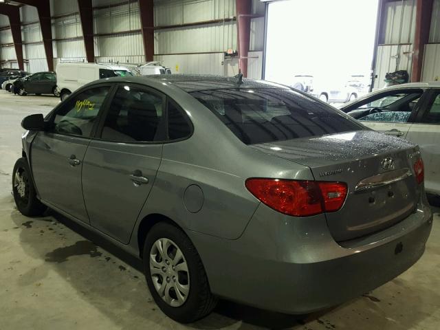 KMHDU4AD8AU178291 - 2010 HYUNDAI ELANTRA BL GRAY photo 3