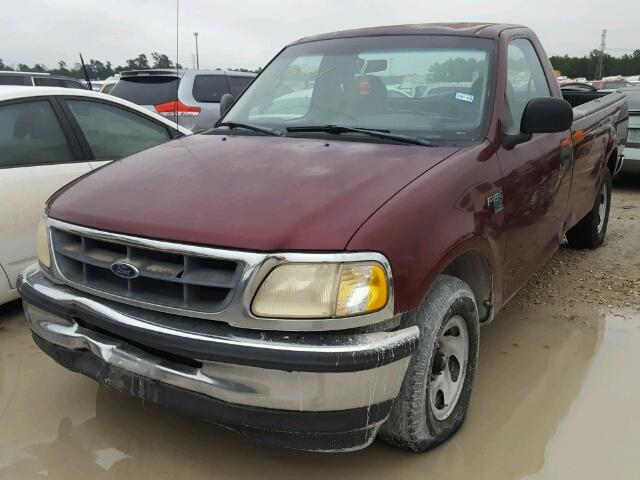 1FTZF17W1WNA26768 - 1998 FORD F150 MAROON photo 2