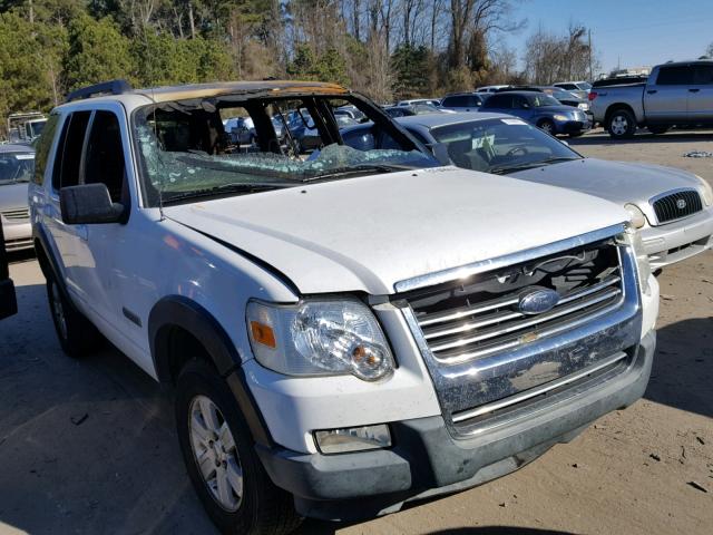 1FMEU63E77UB35091 - 2007 FORD EXPLORER X WHITE photo 1