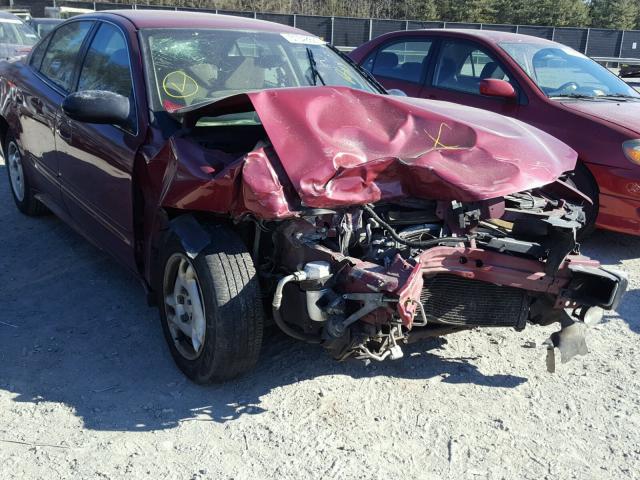 1G2NE52E35M246445 - 2005 PONTIAC GRAND AM S ბურგუნდია ფოტო 9