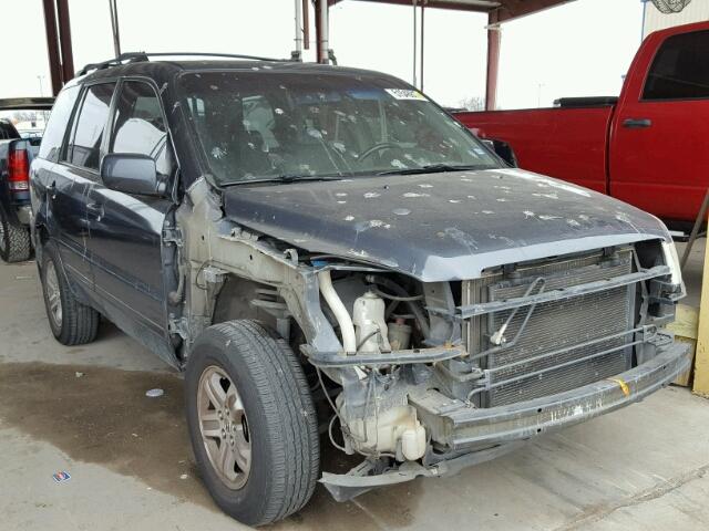 5FNYF18675B025793 - 2005 HONDA PILOT EXL GRAY photo 1