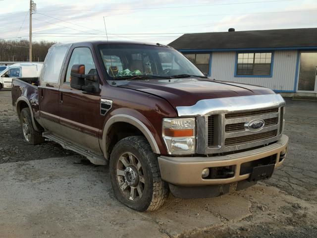 1FTSW21Y78ED84820 - 2008 FORD F250 SUPER BROWN photo 1