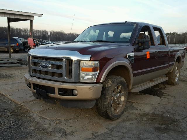 1FTSW21Y78ED84820 - 2008 FORD F250 SUPER BROWN photo 2