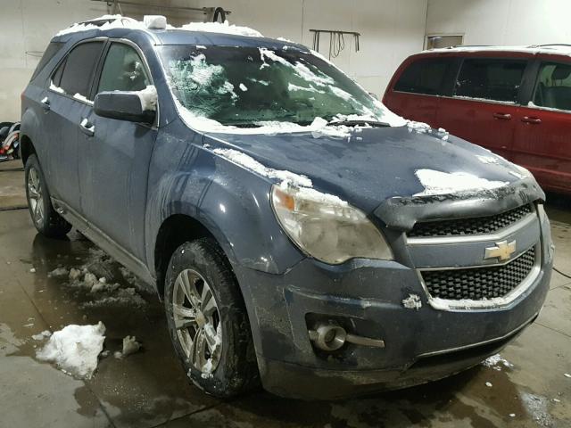 2CNALDEC2B6427093 - 2011 CHEVROLET EQUINOX LT BLUE photo 1