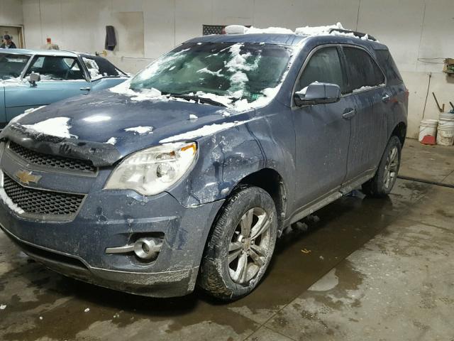 2CNALDEC2B6427093 - 2011 CHEVROLET EQUINOX LT BLUE photo 2