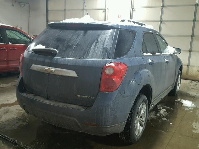 2CNALDEC2B6427093 - 2011 CHEVROLET EQUINOX LT BLUE photo 4