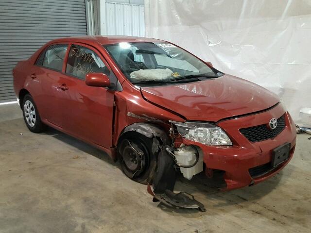 2T1BU4EE7AC535276 - 2010 TOYOTA COROLLA BA RED photo 1