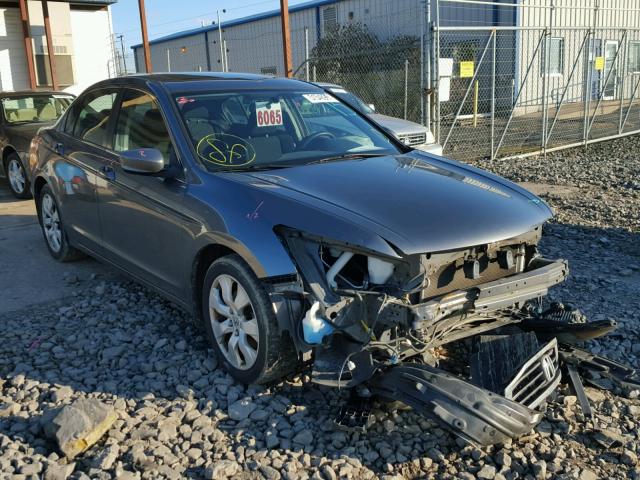 1HGCP25708A118793 - 2008 HONDA ACCORD EX GRAY photo 1