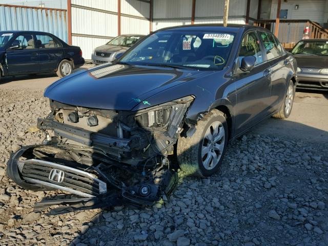 1HGCP25708A118793 - 2008 HONDA ACCORD EX GRAY photo 2