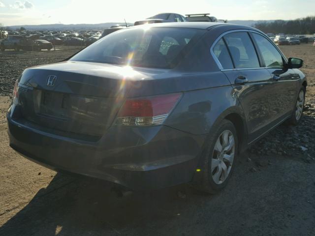 1HGCP25708A118793 - 2008 HONDA ACCORD EX GRAY photo 4