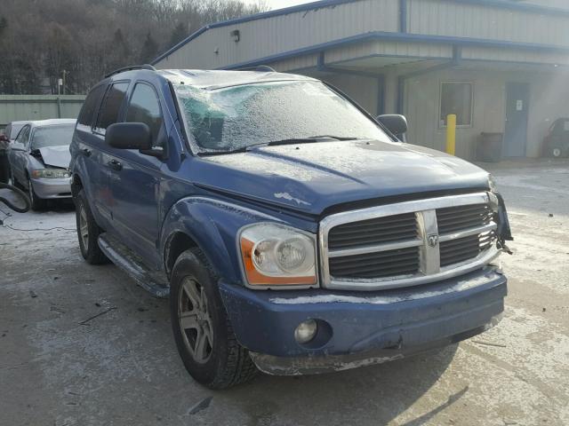 1D4HB58DX4F240521 - 2004 DODGE DURANGO LI BLUE photo 1