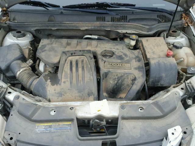 1G1AK58F387308389 - 2008 CHEVROLET COBALT LS SILVER photo 7