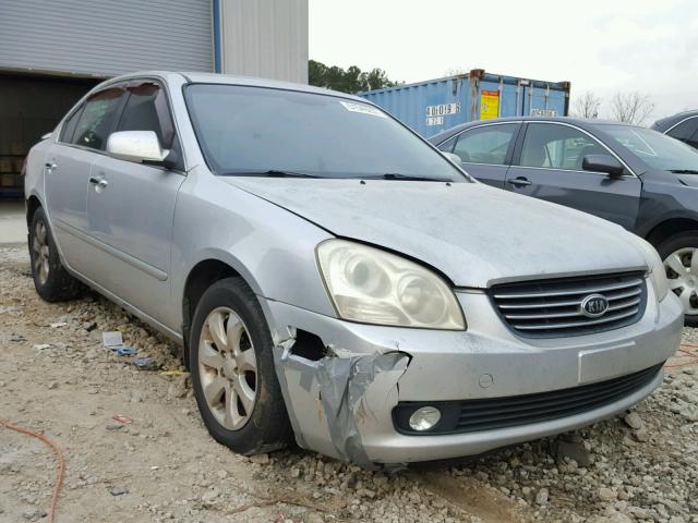 KNAGE123775159122 - 2007 KIA OPTIMA LX SILVER photo 1