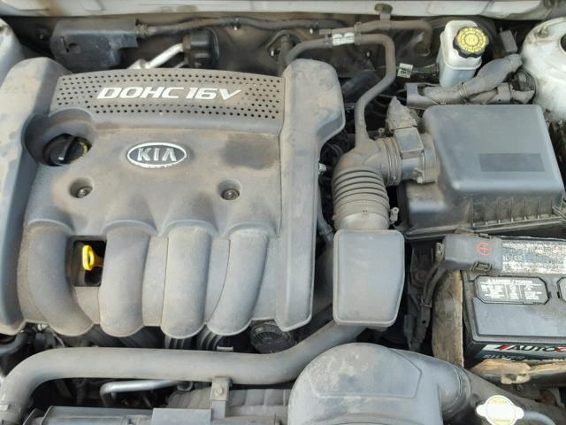 KNAGE123775159122 - 2007 KIA OPTIMA LX SILVER photo 7