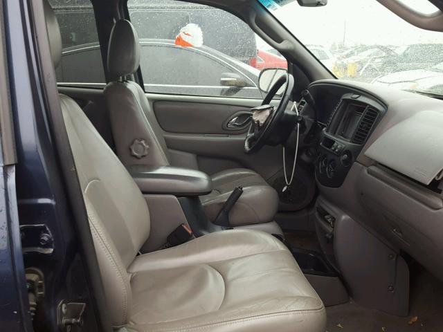 4F2YU08142KM34918 - 2002 MAZDA TRIBUTE LX BLUE photo 5