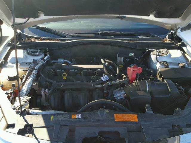 3FAHP0JA3CR347452 - 2012 FORD FUSION SEL SILVER photo 7