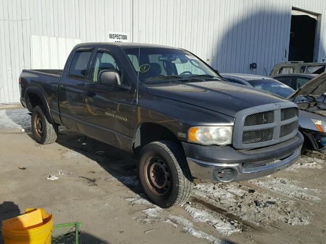 3D7KU28D53G755571 - 2003 DODGE RAM 2500 S BLACK photo 1