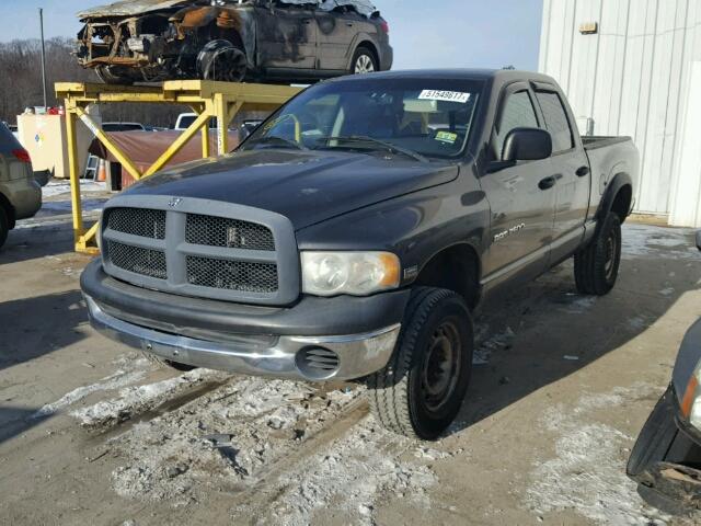 3D7KU28D53G755571 - 2003 DODGE RAM 2500 S BLACK photo 2