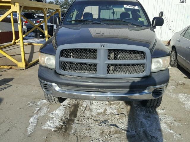 3D7KU28D53G755571 - 2003 DODGE RAM 2500 S BLACK photo 9