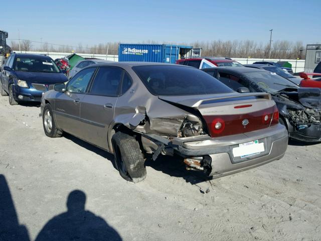 2G1WH55K929219065 - 2002 CHEVROLET IMPALA LS GOLD photo 3