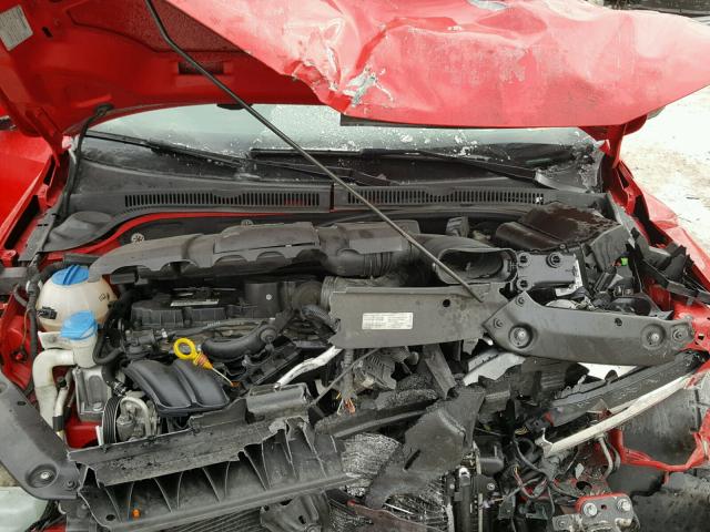 3VWDP7AJ8DM438861 - 2013 VOLKSWAGEN JETTA SE RED photo 7