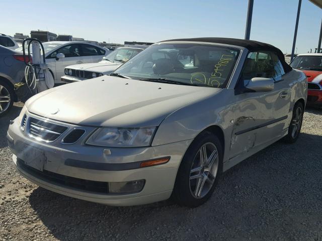 YS3FD79Y776002148 - 2007 SAAB 9-3 2.0T BEIGE photo 2