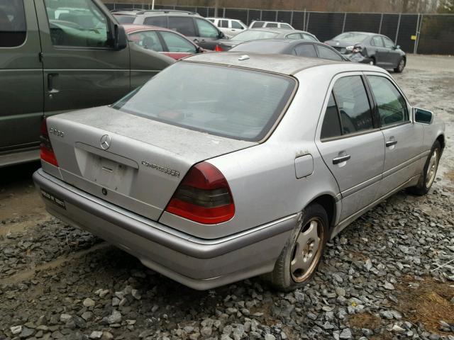 WDBHA24G0YA799902 - 2000 MERCEDES-BENZ C 230 SILVER photo 4