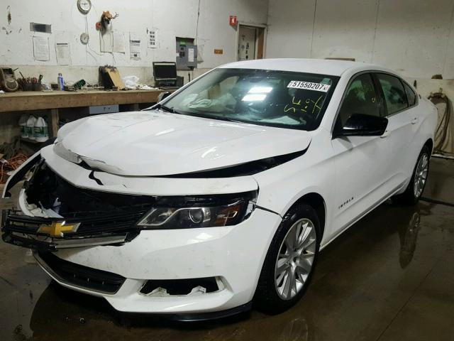 1G11Y5SL7EU136989 - 2014 CHEVROLET IMPALA LS WHITE photo 2