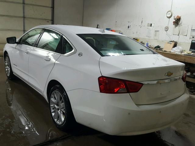 1G11Y5SL7EU136989 - 2014 CHEVROLET IMPALA LS WHITE photo 3