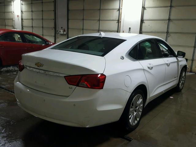 1G11Y5SL7EU136989 - 2014 CHEVROLET IMPALA LS WHITE photo 4