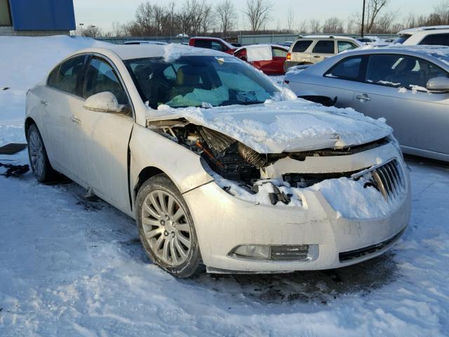 2G4GS5EK9C9148122 - 2012 BUICK REGAL PREM WHITE photo 1