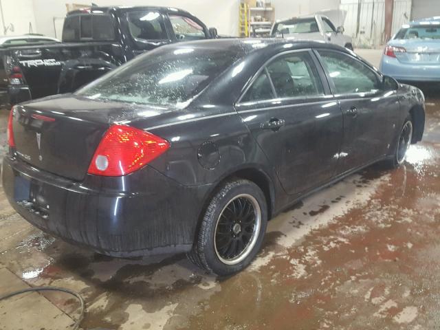 1G2ZG57B984306940 - 2008 PONTIAC G6 BASE BLACK photo 4