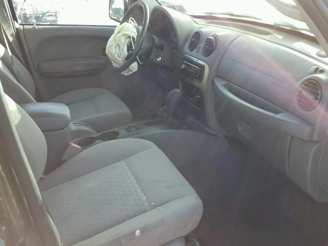 1J8GL38K55W669763 - 2005 JEEP LIBERTY RE 黑色 照片 5