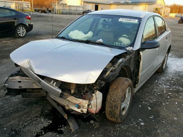 1G8AG52FX4Z208865 - 2004 SATURN ION LEVEL SILVER photo 2