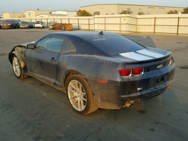 2G1FB1E37C9154026 - 2012 CHEVROLET CAMARO LT BLUE photo 3